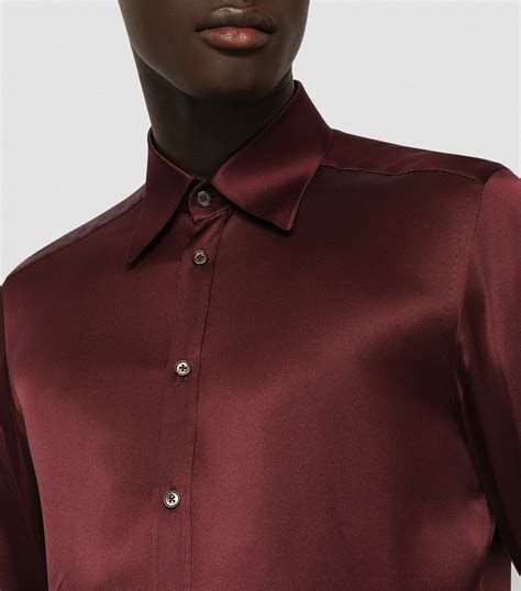 dolce gabbana silk shirt|dolce gabbana formal shirts.